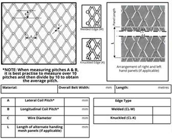 Chain Link Belt