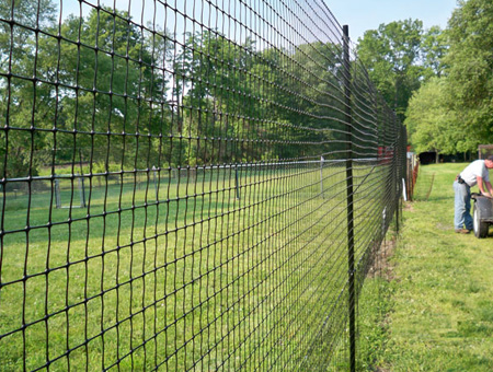 Deer fence netting